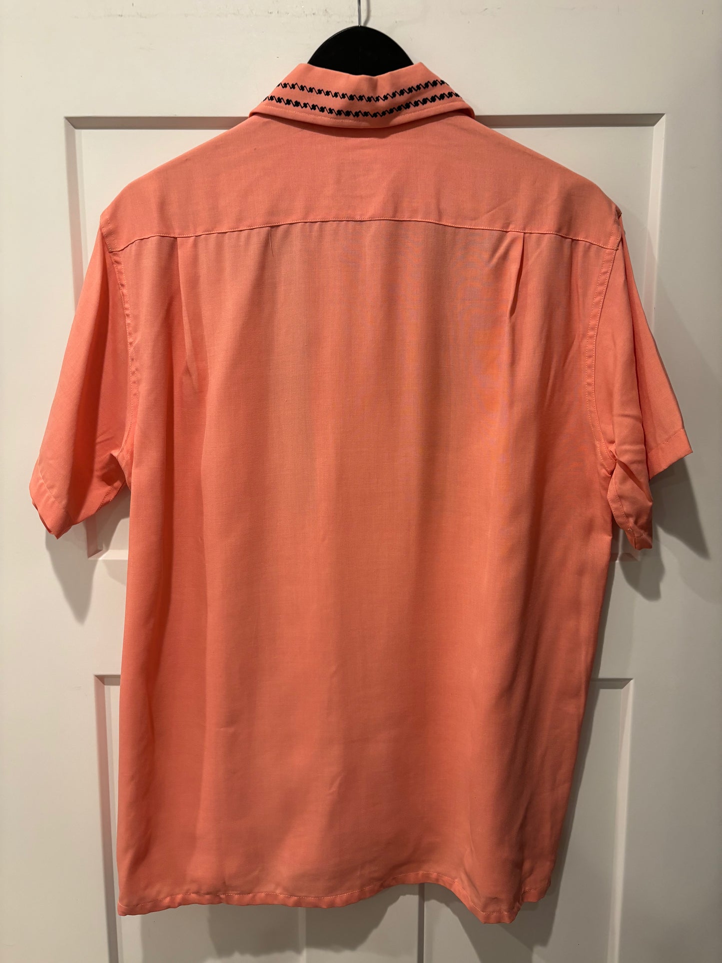 NOS 1950s Bud Berma Pink & Black Shirt